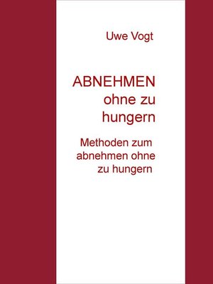 cover image of ABNEHMEN ohne zu hungern